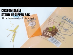 Support latéral d'aluminium d'aluminium de sac de joint des choix multiples trois vers le haut de poche de nourriture