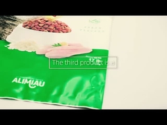 Poche faite sur commande d'emballage alimentaire avec le sac rescellable d'aliments pour chiens de joint latéral de la tirette huit