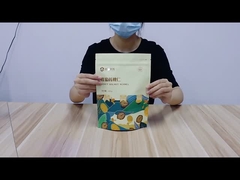 Écrous thermoscellés Matte Stand Up Food Bag de casse-croûte de sac d'emballage zip-lock de poudre de protéine