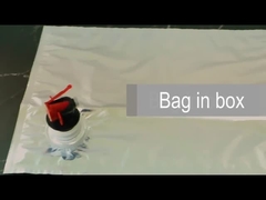 Sac liquide adapté aux besoins du client de vin de remplisseur de Logo Print Valve 2L 3L dans l'emballage de boîte