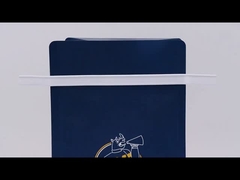 L'emballage alimentaire rescellable biodégradable avec le papier d'emballage de fenêtre tiennent la poche