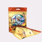 Colorful Moisture Proof Snack Food Packaging Bags Kraft Paper Bag With Zipper