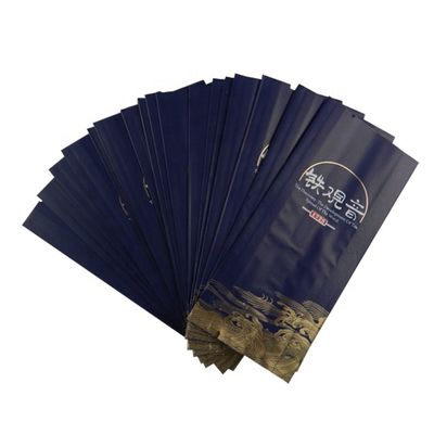 Emballage fait sur commande scellé par côté étanche à l'humidité réutilisable de sachet à thé de l'emballage trois de thé de café