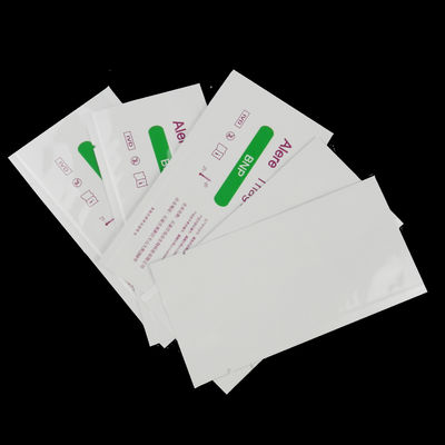 Sachet latéral de essai médical de joint du sac 3 zip-lock de papier d'aluminium d'emballage de réactif
