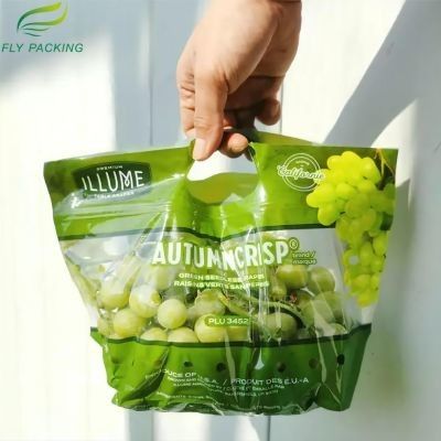 Emballage biodégradable zip-lock rescellable de légumes frais pour des fruits et légumes